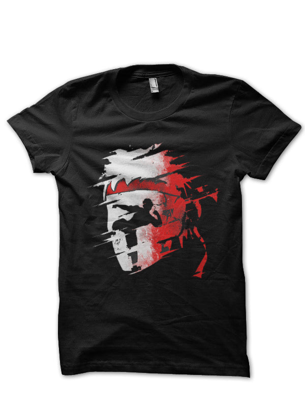Street Fighter Half Sleeve Black T-Shirt Hoodie, Sweatshirt | PureTeeCo.com