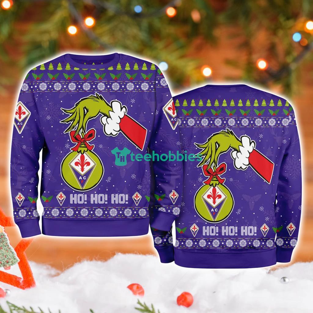 Fiorentina Grinch Hand Ugly Christmas Sweater 3D