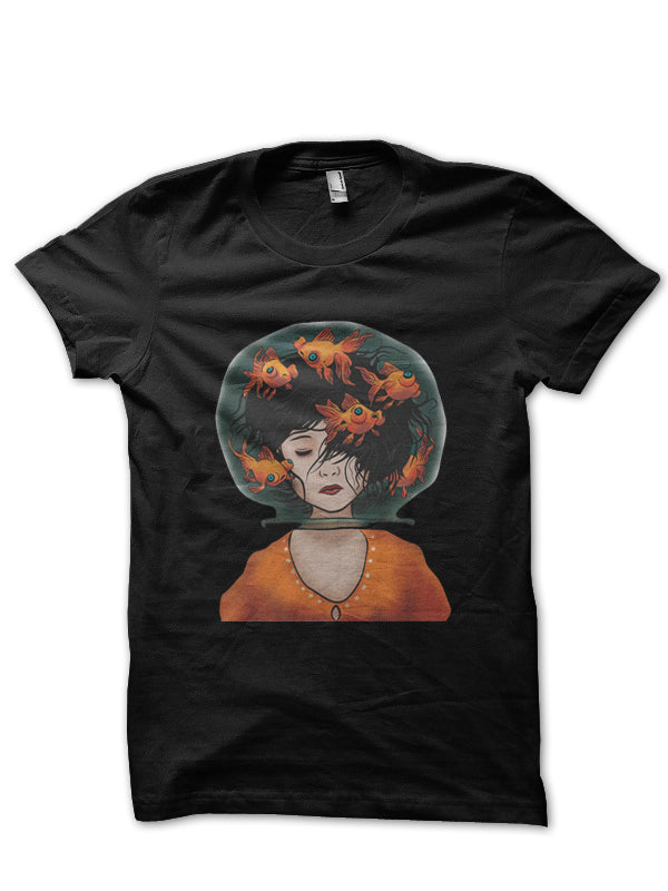 Fish Bowl Black T-Shirt Hoodie, Sweatshirt | PureTeeCo.com