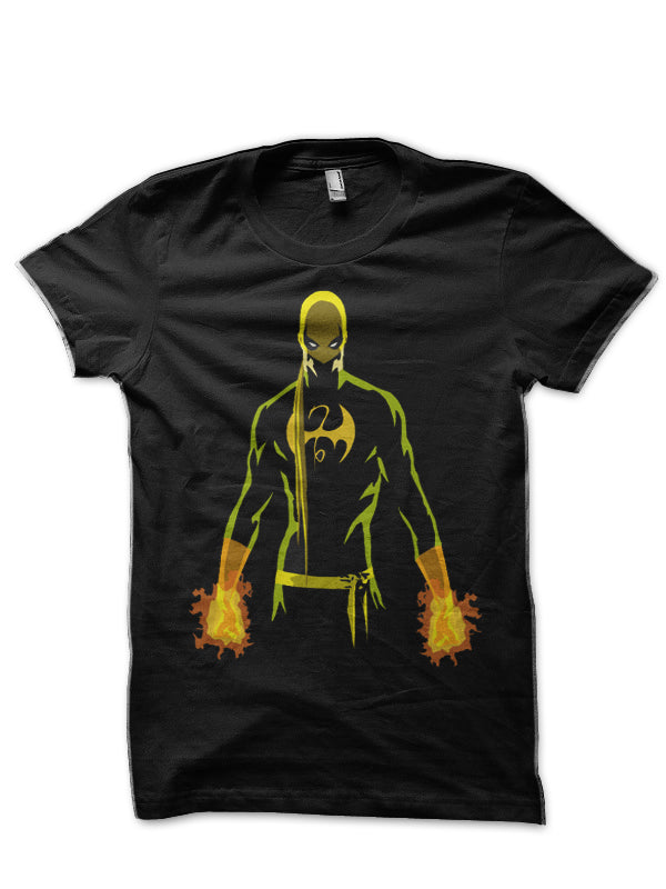Iron Fist Black T-Shirt Hoodie, Sweatshirt | PureTeeCo.com