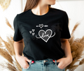 MONOCHROME LOVE -ADULTS/KIDS UNISEX TEE- FLARES 4 (Image 1)