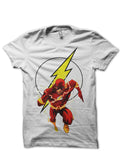 Flash Bolt White T-Shirt Hoodie, Sweatshirt | PureTeeCo.com