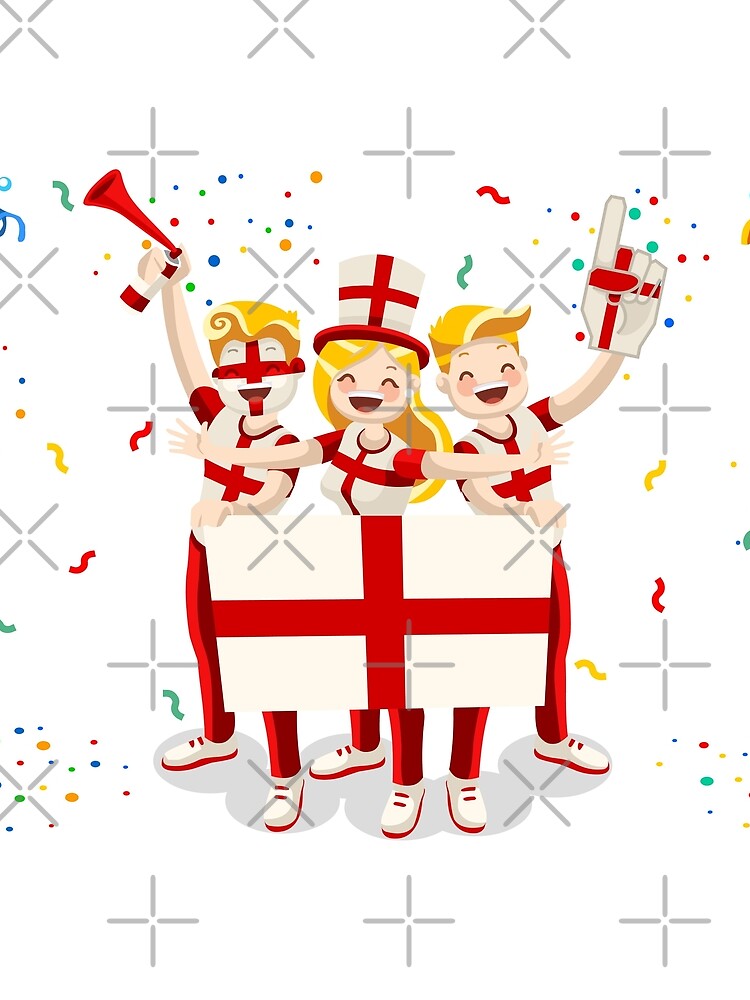England Flag Football Fans by aurielaki