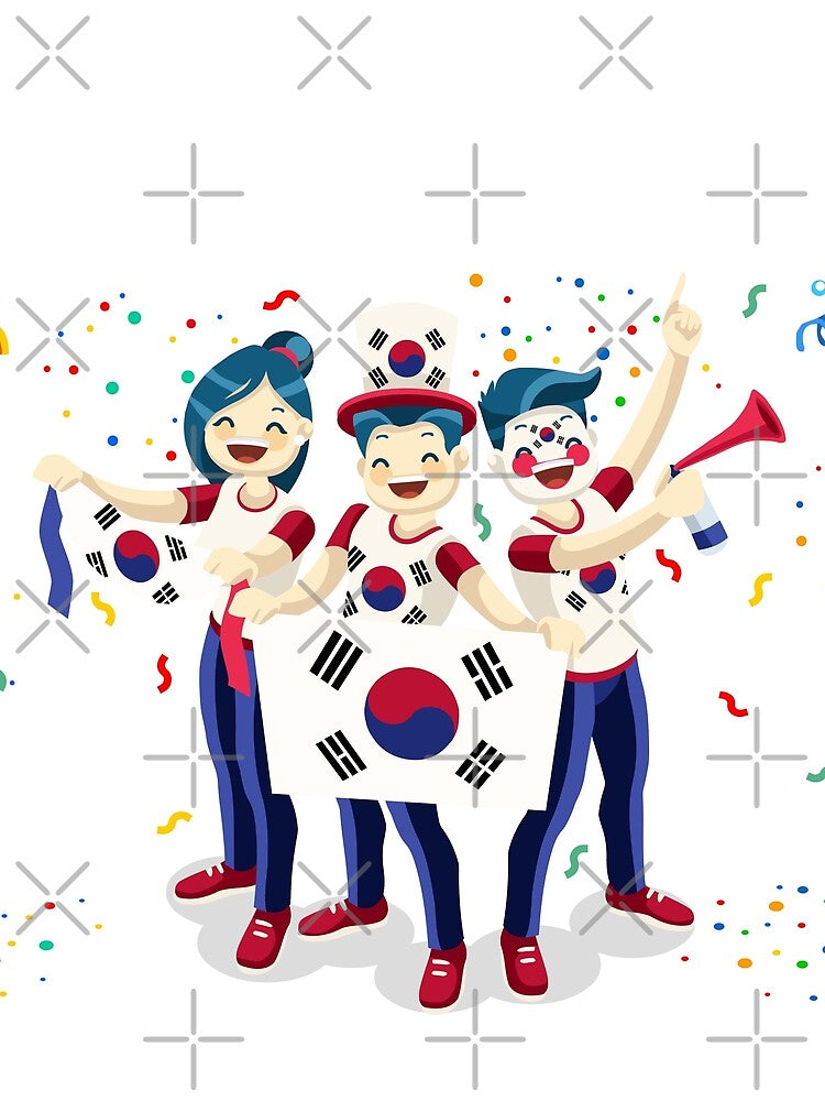 South Korean Flag Football Fans by aurielaki