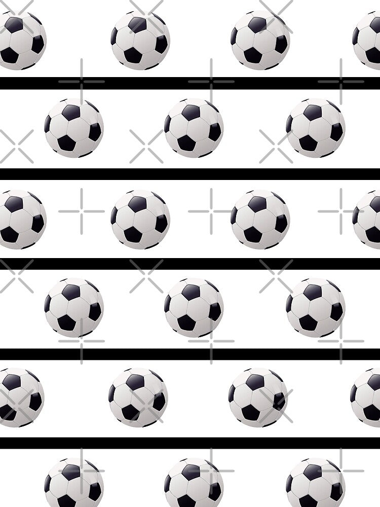 Football White & Black - FOOT0012 by 3-Starfish