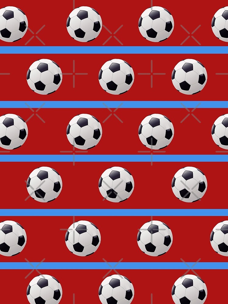 Football Claret & Blue - FOOT0004 by 3-Starfish