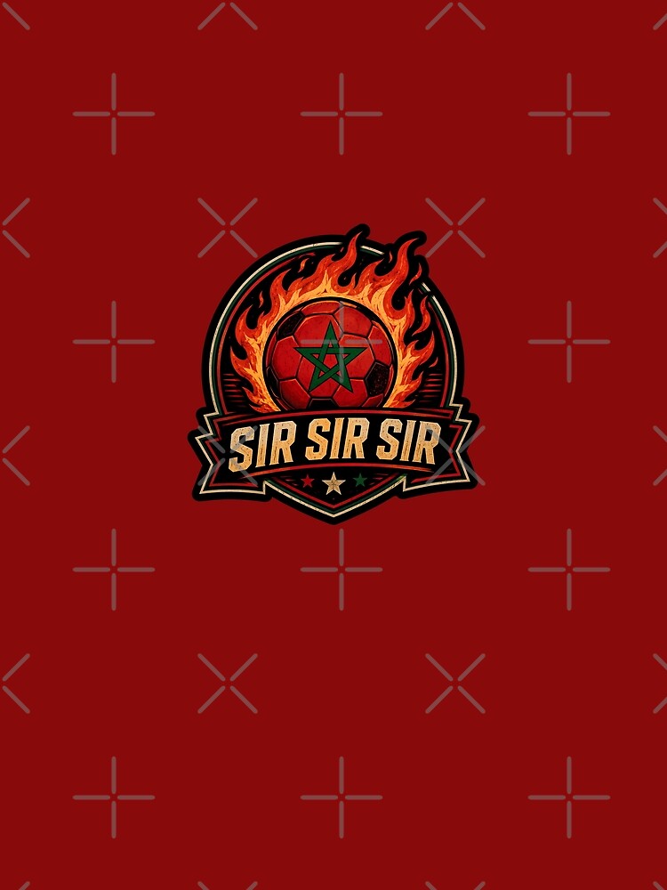 Sir Sir Sir Moroccan Football Fan by DemureArtsy