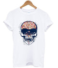 floral skull t-shirt Hoodie, Sweatshirt | PureTeeCo.com