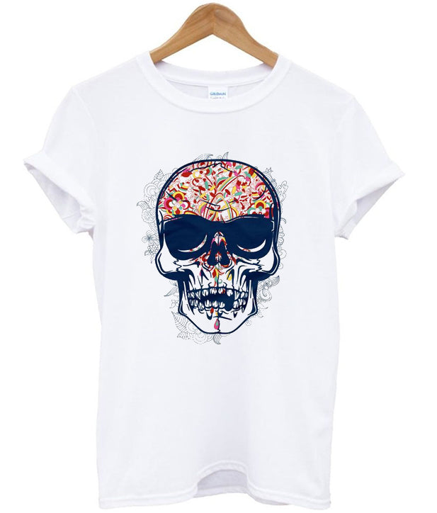 floral skull t-shirt Hoodie, Sweatshirt | PureTeeCo.com