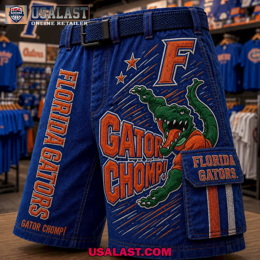 Florida Gators Gator Chomp Men Cargo Short