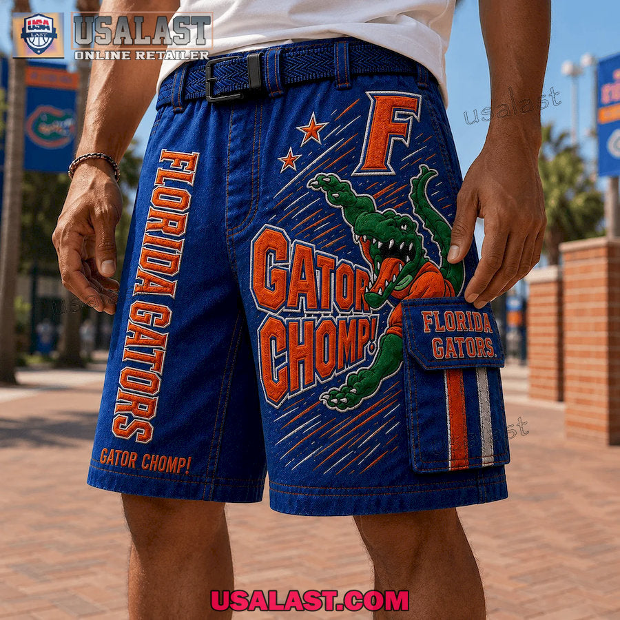 Florida Gators Gator Chomp Men Cargo Short