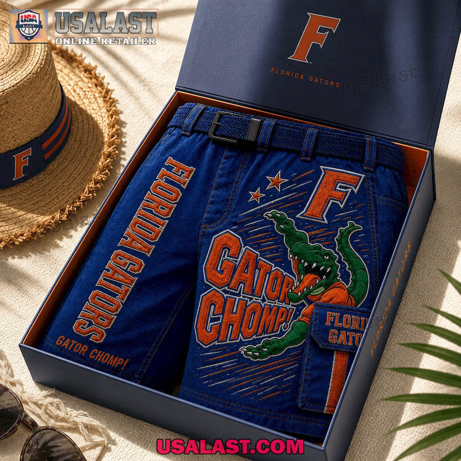 Florida Gators Gator Chomp Men Cargo Short