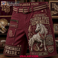 Florida State Seminoles Go Noles Seminole Pride Men Cargo Short