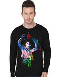 Custom Black Full Sleeve T-shirt Hoodie, Sweatshirt | PureTeeCo.com