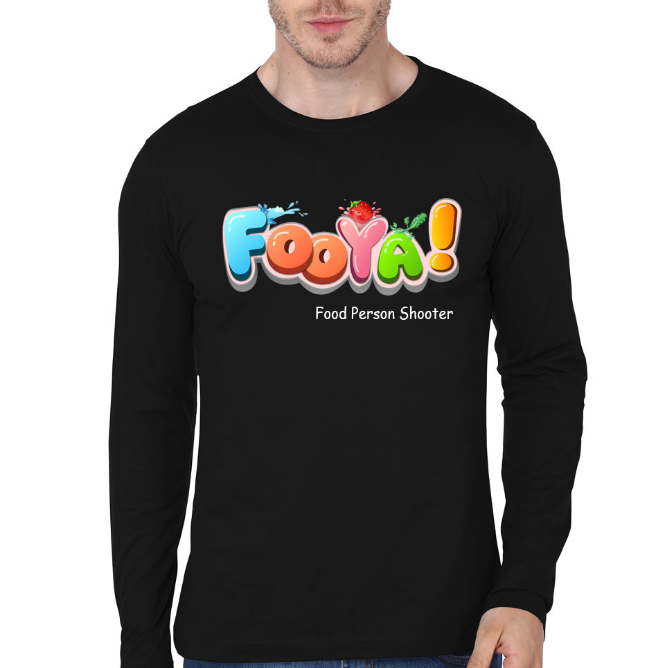 Fooya Black T-Shirt Hoodie, Sweatshirt | PureTeeCo.com