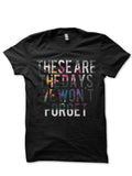 Days We Wonâ€™t Forget Half Sleeve Black T-Shirt Hoodie, Sweatshirt | PureTeeCo.com