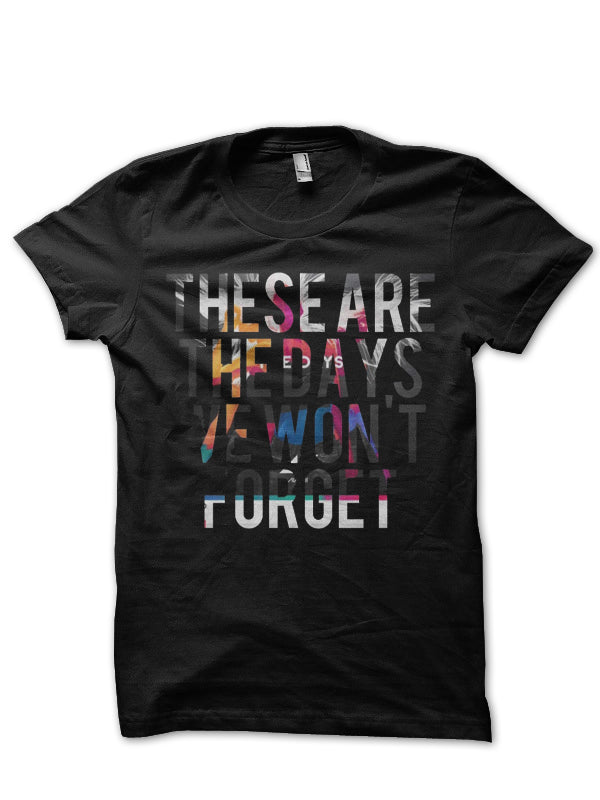 Days We Wonâ€™t Forget Half Sleeve Black T-Shirt Hoodie, Sweatshirt | PureTeeCo.com