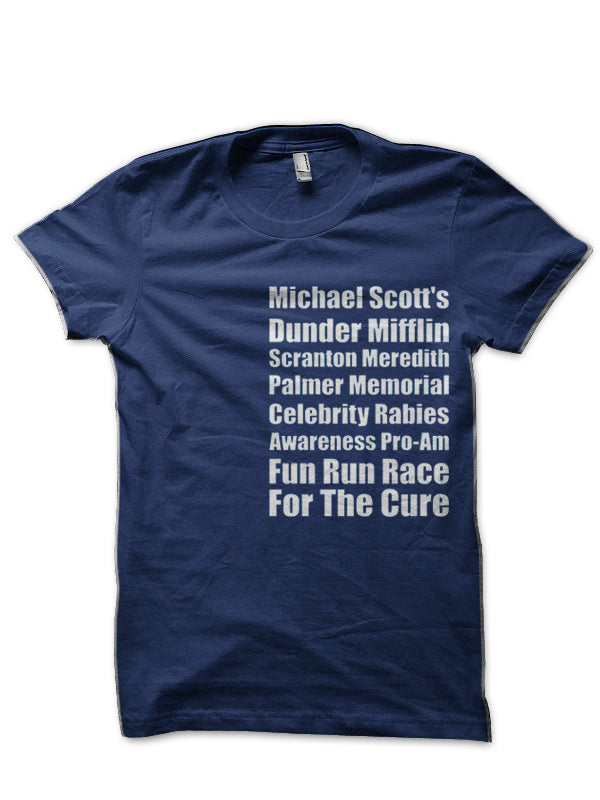 Michael Scottâ€™s Rabies Fun Run T-Shirt Hoodie, Sweatshirt | PureTeeCo.com