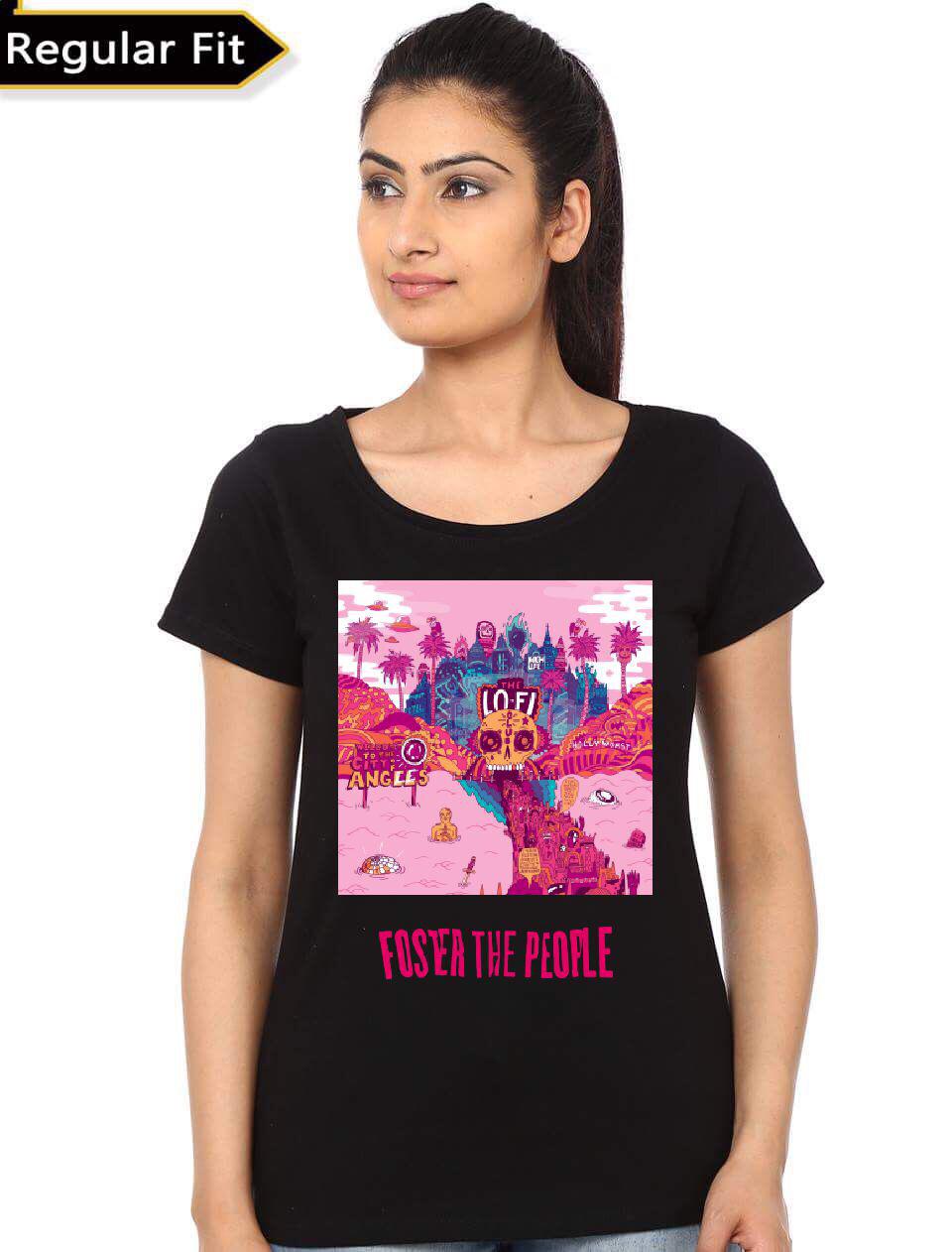 Foster The People Black T-Shirt Hoodie, Sweatshirt | PureTeeCo.com