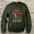 I’m telling you I’m not a Chihuahua My Mom said I am a Baby Ugly Christmas Sweater