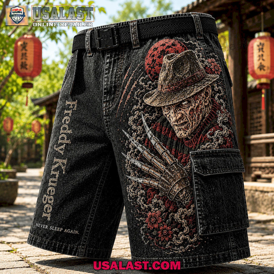 Freddy Krueger Never Sleep Again Men Cargo Short