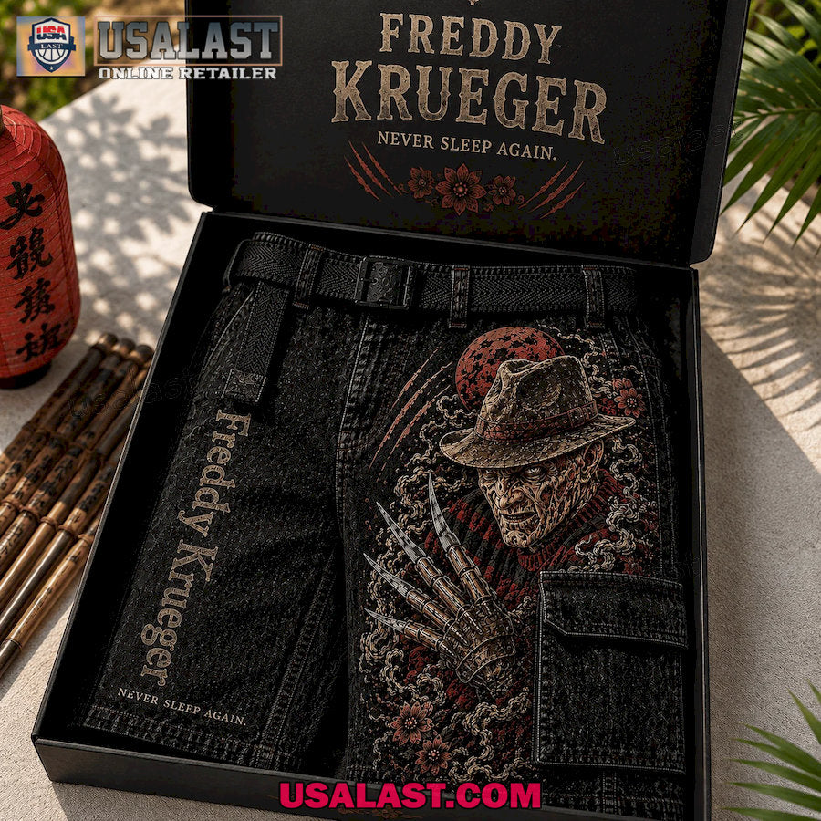 Freddy Krueger Never Sleep Again Men Cargo Short