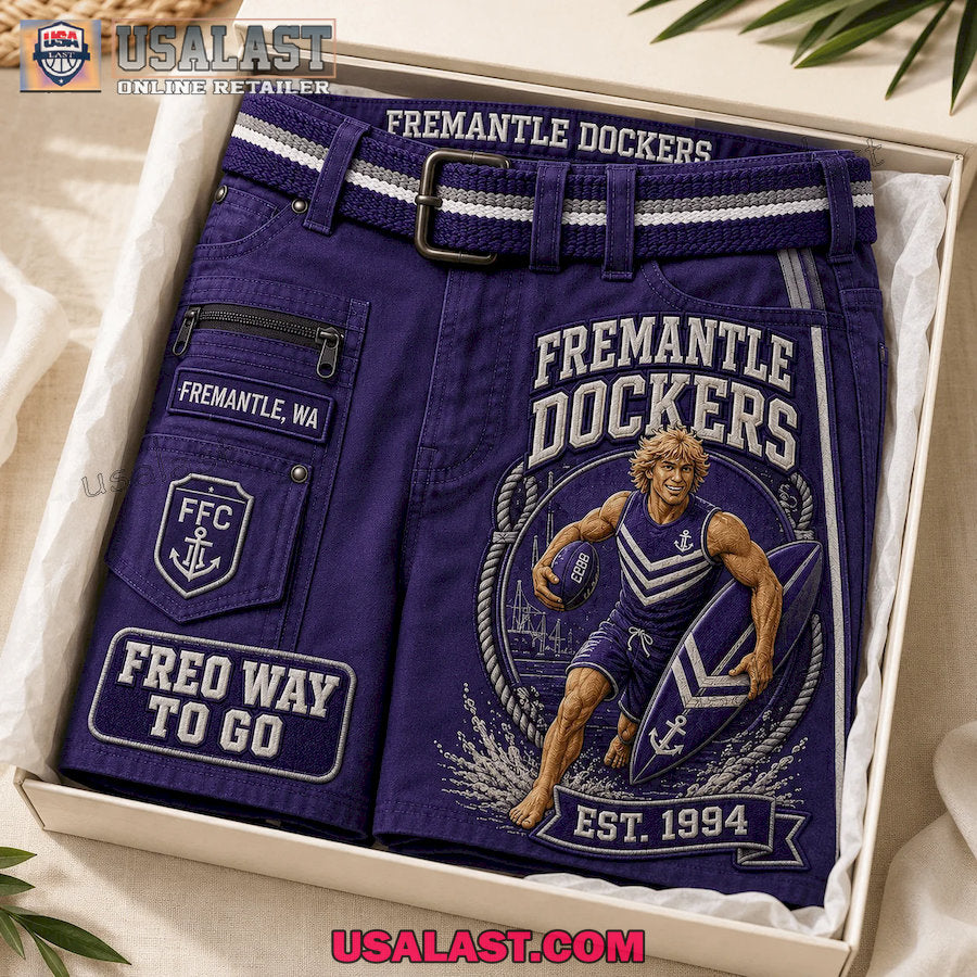 Fremantle Dockers Freo Way To Go Men Cargo Short