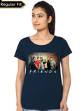 Custom Friend Navy Blue Girls Tee Hoodie, Sweatshirt | PureTeeCo.com