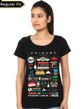 Friends Girls Black T-Shirt Style005 Hoodie, Sweatshirt | PureTeeCo.com