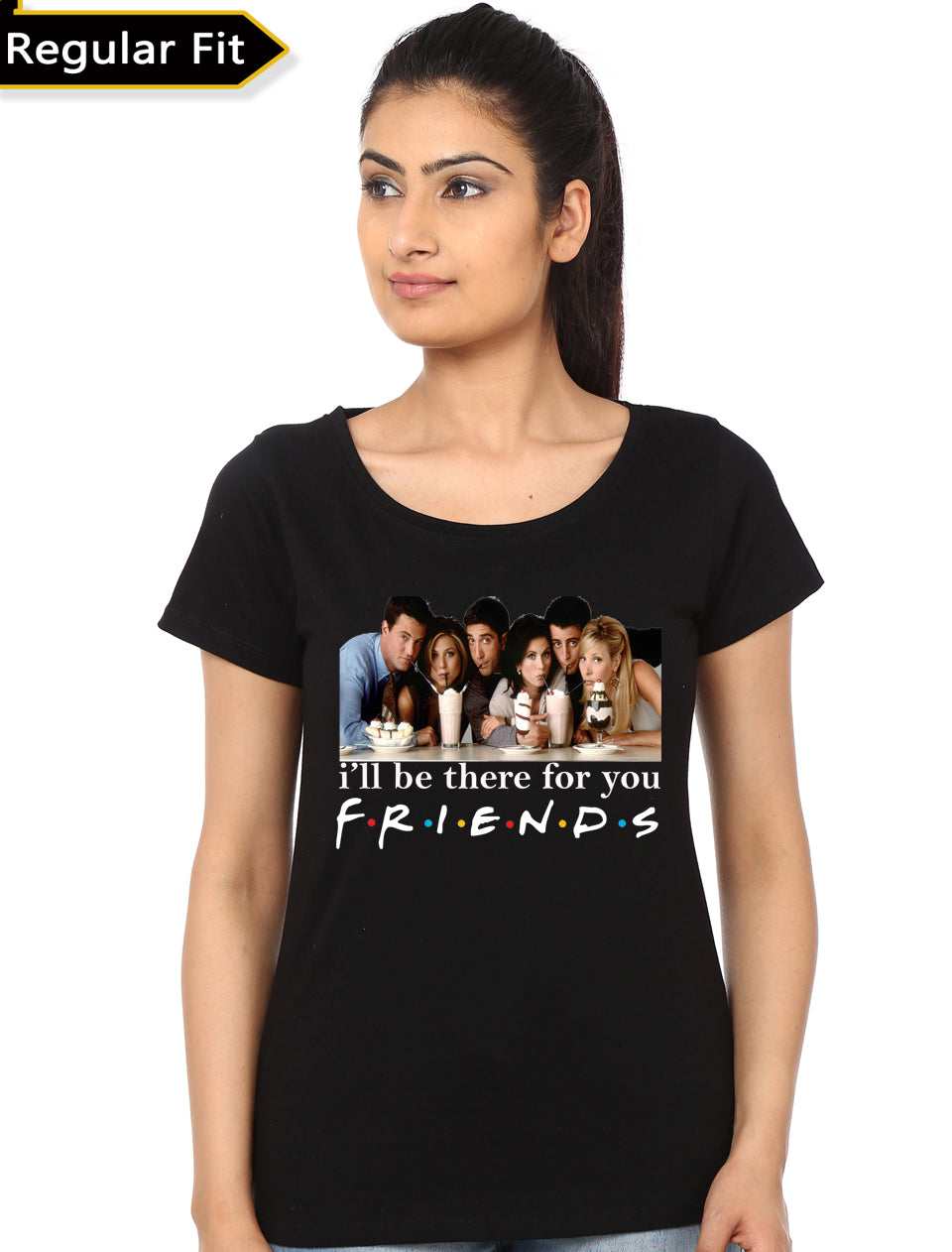 Friends Girls Black T-Shirt Style006 Hoodie, Sweatshirt | PureTeeCo.com