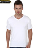 Plain White V-Neck T-Shirt Hoodie, Sweatshirt | PureTeeCo.com