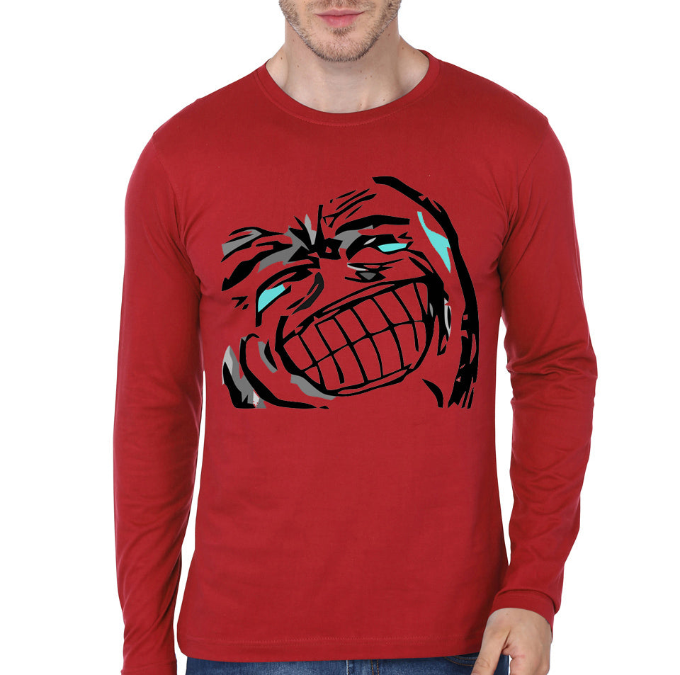 Meme Red Full Sleeve Tee Hoodie, Sweatshirt | PureTeeCo.com