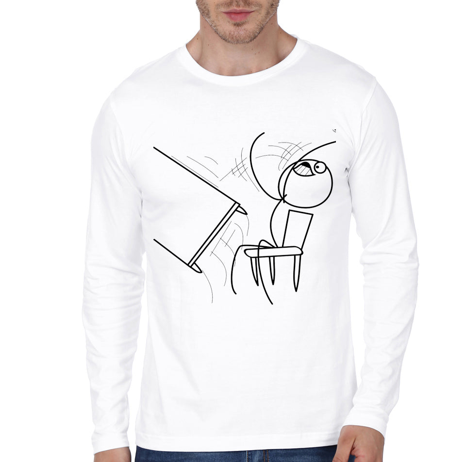 Meme White Full Sleeve Tee Hoodie, Sweatshirt | PureTeeCo.com