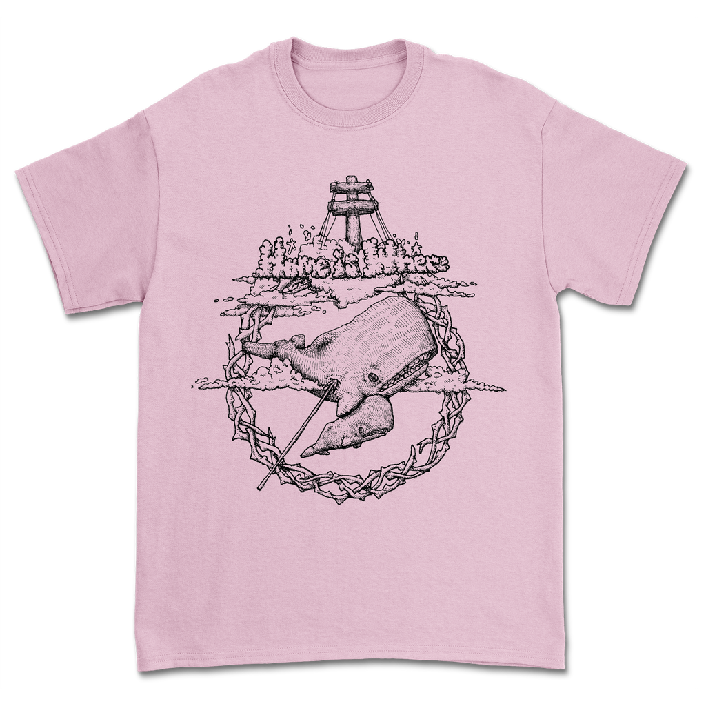 Home Is Where - Pink Whale T-Shirt Hoodie, Sweatshirt | PureTeeCo.com
