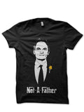 Not-A-Father Black T-Shirt Hoodie, Sweatshirt | PureTeeCo.com