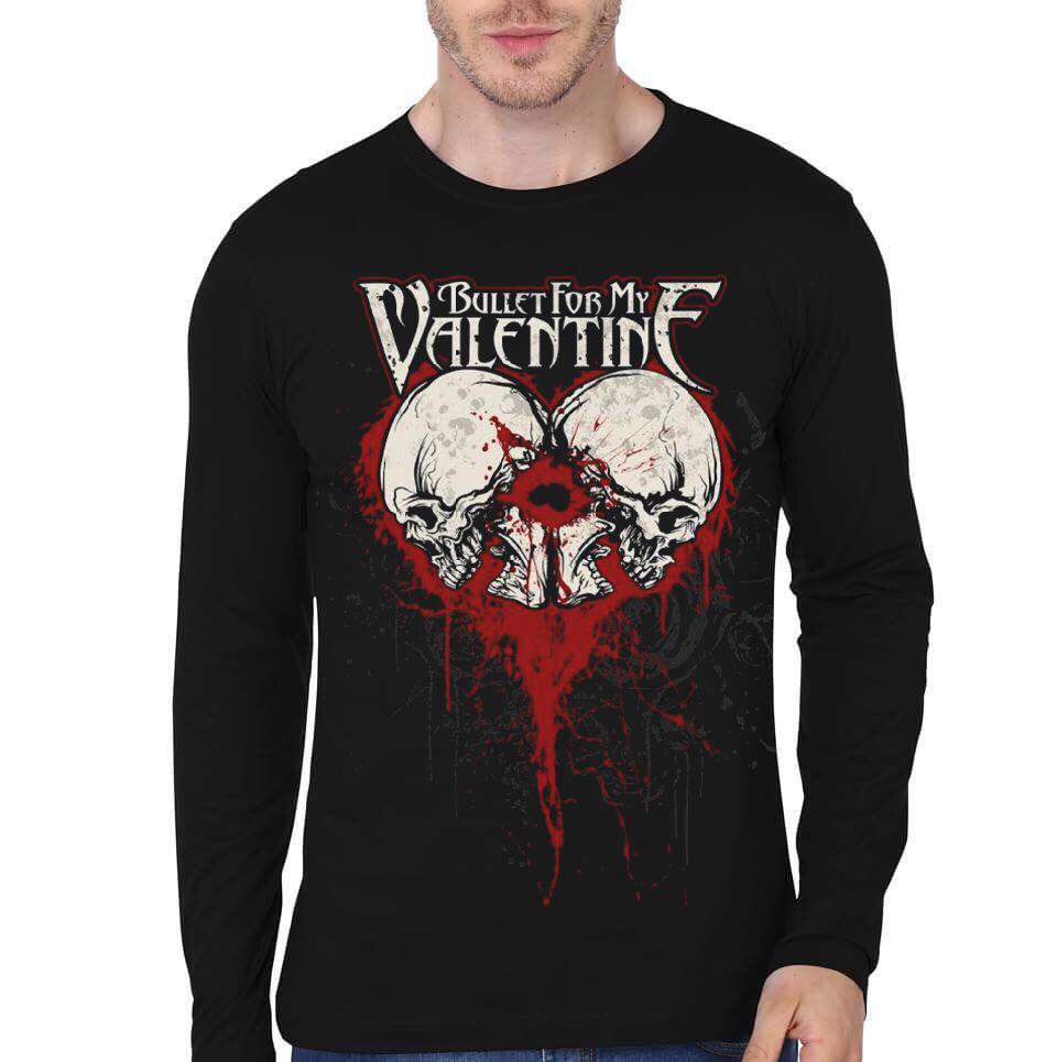 Bullet For My Valentine Black Fullf Sleeve T-Shirt Hoodie, Sweatshirt | PureTeeCo.com