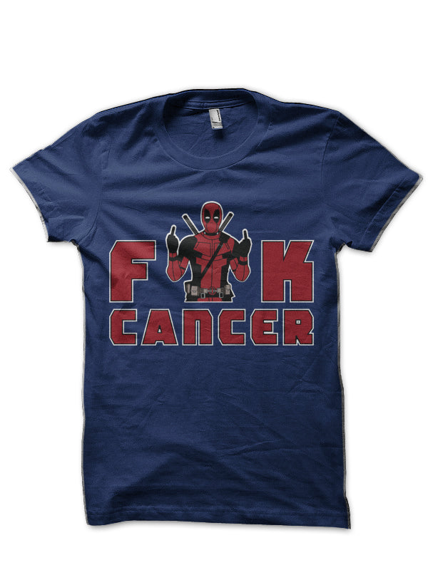 Deadpool Fuck The Cancer T-Shirt Hoodie, Sweatshirt | PureTeeCo.com