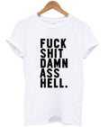 fuck shit damn ass hell t-shirt Hoodie, Sweatshirt | PureTeeCo.com