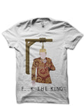 F_ _K The King White Tee Hoodie, Sweatshirt | PureTeeCo.com