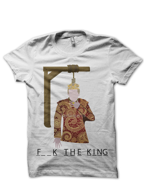 F_ _K The King White Tee Hoodie, Sweatshirt | PureTeeCo.com
