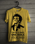 Fuck The Rule Yellow Tee (White Available) Hoodie, Sweatshirt | PureTeeCo.com