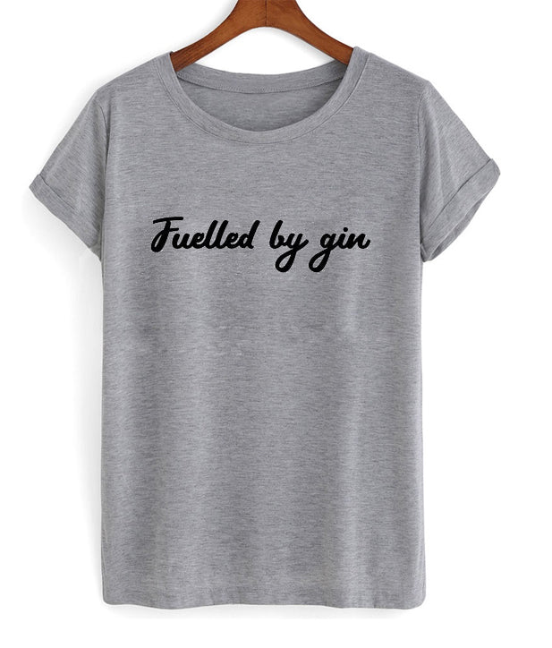 fuelled by gin t-shirt Hoodie, Sweatshirt | PureTeeCo.com