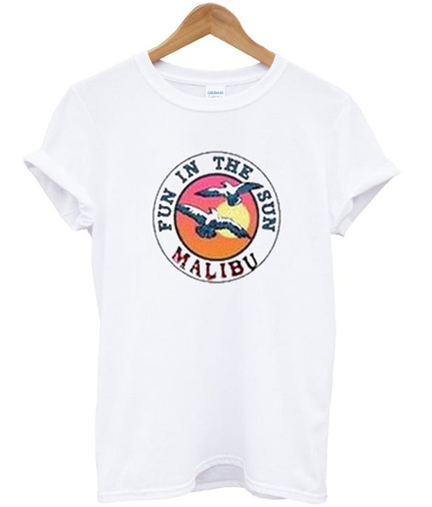 fun in the sun malibu t-shirt Hoodie, Sweatshirt | PureTeeCo.com