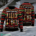Funny Dirty Ugly Christmas Sweater Retro Vintage Christmas 3D Ugly Sweater For Men And Women