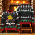 Funny Star Movie Ugly Christmas Sweater Galaxy Moon Santa Reindeer Xmas Holiday Gift