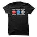 Atom Black T-Shirt Hoodie, Sweatshirt | PureTeeCo.com