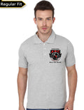 Rider Grey Polo Tee Hoodie, Sweatshirt | PureTeeCo.com