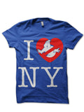 Ghost Buster Royal Blue Tee Hoodie, Sweatshirt | PureTeeCo.com