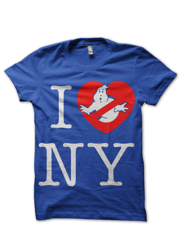 Ghost Buster Royal Blue Tee Hoodie, Sweatshirt | PureTeeCo.com