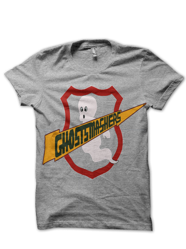 Ghost Buster Grey Tee Hoodie, Sweatshirt | PureTeeCo.com